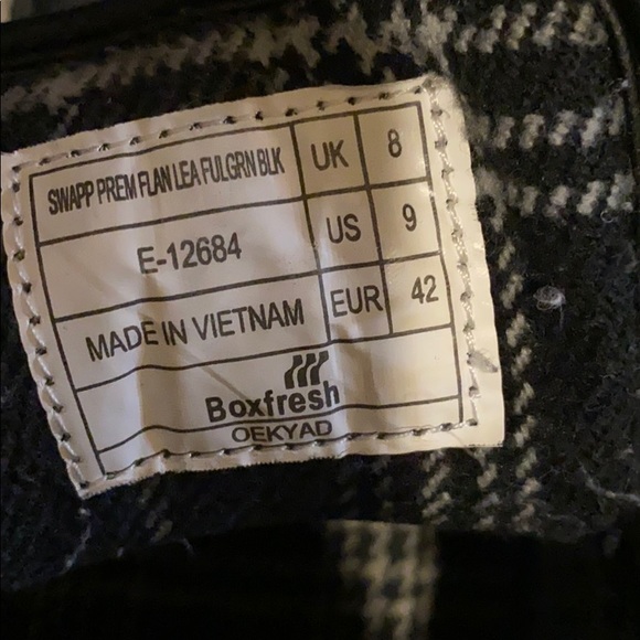 Black Mens Boxfresh Shoes Size 9 Made in Vietnam🇻🇳🖤👞👟🥾 - Picture 4 of 4